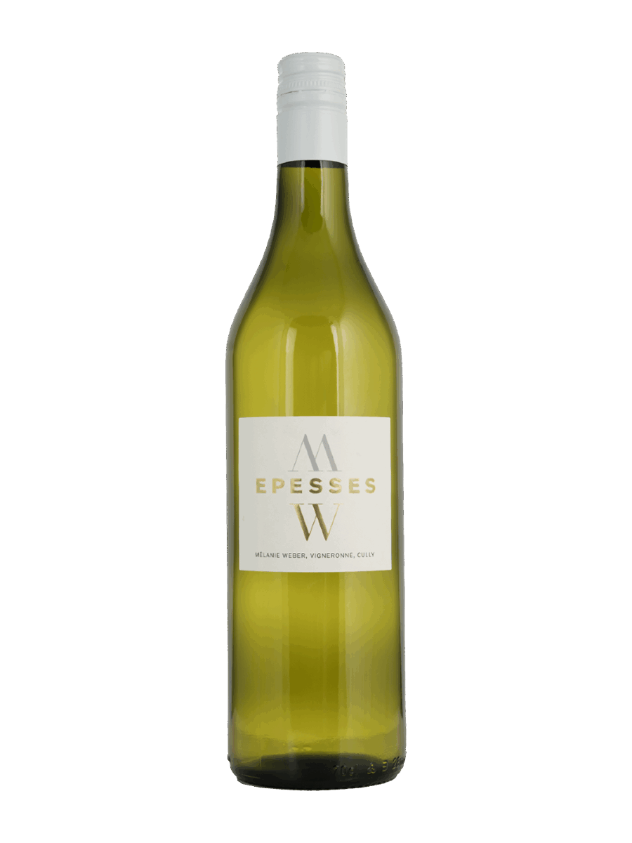 Bouteille de vin (Epesses) à étiquette blanche "Les Blonnaisses", Chasselas (AOC Lavaux) - Mélanie Weber, vigneronne indépendante à Cully