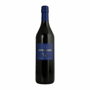 Bouteille de vin (Gamay) à étiquette bleu roi, Les Matelots, Epesses (AOC Lavaux) - Mélanie Weber, vigneronne indépendante à Cully